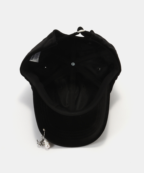 IENA(イエナ)の「HEYEP/ヘイップ Velour Pearl Cap キャップ HP13325(キャップ・レディース・ブラック・FREE)」の6枚目の写真