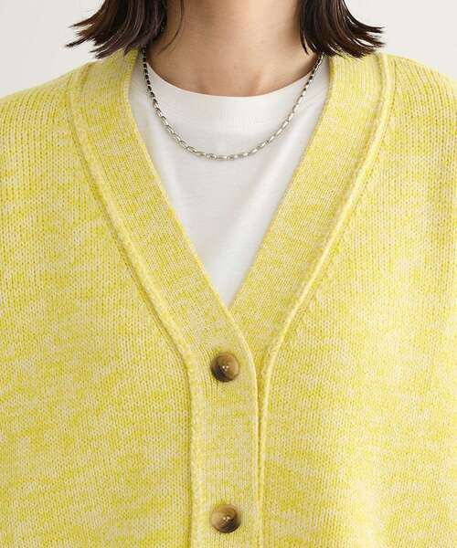 Green　Parks（グリーンパークス）の「MIXニットカーディガン（カーディガン/ボレロ・レディース・イエロー/グリーン/ベージュ/グレー・FREE）」の19枚目の写真