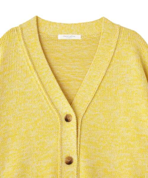 Green　Parks（グリーンパークス）の「MIXニットカーディガン（カーディガン/ボレロ・レディース・イエロー/グリーン/ベージュ/グレー・FREE）」の14枚目の写真