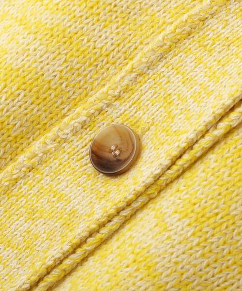 Green　Parks（グリーンパークス）の「MIXニットカーディガン（カーディガン/ボレロ・レディース・イエロー/グリーン/ベージュ/グレー・FREE）」の11枚目の写真