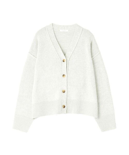 Green　Parks（グリーンパークス）の「MIXニットカーディガン（カーディガン/ボレロ・レディース・イエロー/グリーン/ベージュ/グレー・FREE）」の8枚目の写真