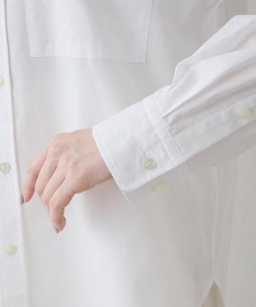 Whim Gazette（ウィムガゼット）の「ブロードシャツ（シャツ/ブラウス・レディース・オフホワイト/ブラウン・FREE）」の19枚目の写真