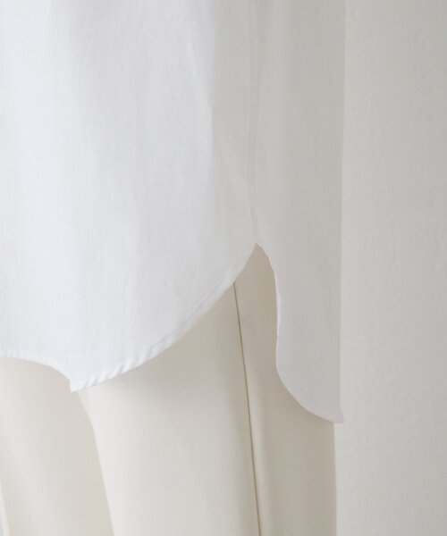 Whim Gazette（ウィムガゼット）の「ブロードシャツ（シャツ/ブラウス・レディース・オフホワイト/ブラウン・FREE）」の20枚目の写真