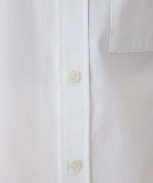 Whim Gazette（ウィムガゼット）の「ブロードシャツ（シャツ/ブラウス・レディース・オフホワイト/ブラウン・FREE）」の22枚目の写真