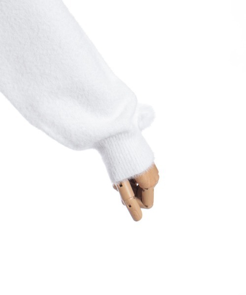 axes femme（アクシーズファム）の「スノー・ローズ刺繍カーディガン（カーディガン/ボレロ・レディース・ホワイト/ラベンダー/サックスブルー・FREE）」の16枚目の写真