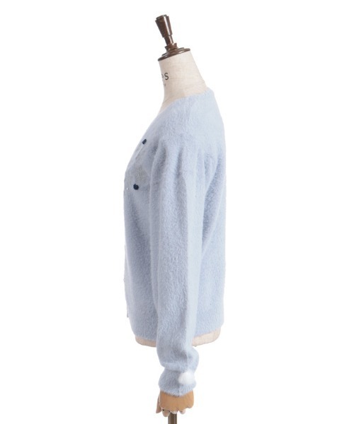 axes femme（アクシーズファム）の「スノー・ローズ刺繍カーディガン（カーディガン/ボレロ・レディース・ホワイト/ラベンダー/サックスブルー・FREE）」の18枚目の写真