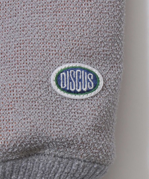 DISCUS(ディスカス)の「DISCUS/ディスカス オーバーサイズ インレイ編み 裏シャギー ボンディング 配色 ワンポイント刺繍 トレーナー スウェット レディース メンズ(スウェット・レディース・ブラック/グレー/アイボリー/オレンジ/ブルー/グリーン・M)」の14枚目の写真