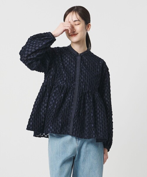 ラメ ドットジャガード ブラウス（シャツ/ブラウス）｜UNITED ARROWS