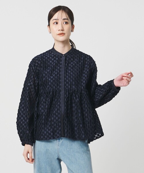 ラメ ドットジャガード ブラウス（シャツ/ブラウス）｜UNITED ARROWS