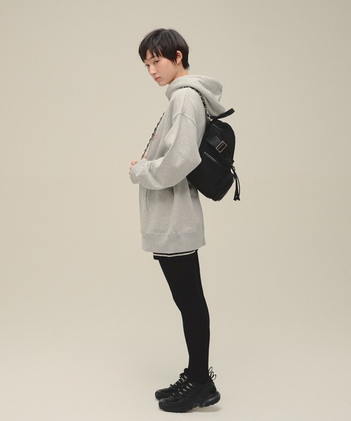 eL(エル)の「【eL】Logo Big Hoodie/634479(パーカー・レディース・ネイビー/グレー・FREE)」の14枚目の写真