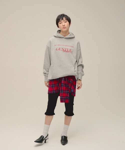 eL(エル)の「【eL】Logo Big Hoodie/634479(パーカー・レディース・ネイビー/グレー・FREE)」の3枚目の写真