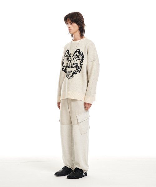 ADDOFF(アドオフ)の「FROM INSIDE KNIT SWEATER ECRU(ニット/セーター・レディース・その他・LARGE/SMALL)」の7枚目の写真