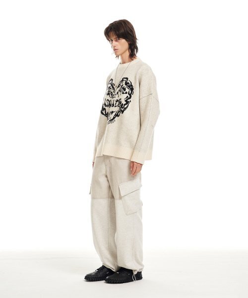 ADDOFF(アドオフ)の「FROM INSIDE KNIT SWEATER ECRU(ニット/セーター・レディース・その他・LARGE/SMALL)」の9枚目の写真