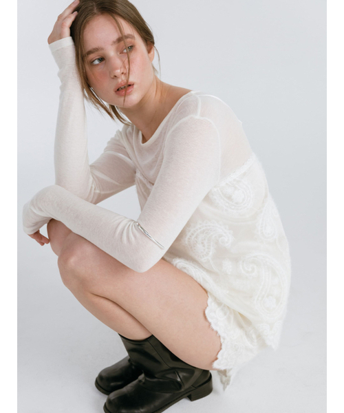MOIFAIRE（モイフェア）の「SEE-THROUGH ORGANZA BUSTIER / IVORY（ベスト・レディース・その他・ONE SIZE）」の2枚目の写真