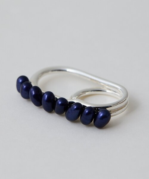 Whim Gazette（ウィムガゼット）の「【Hoaw.】パールダブルリング（リング・レディース・シルバー系その他4・FREE）」の8枚目の写真