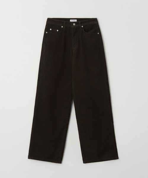 BUTTON UP(ボタンアップ)の「シグニチャーコーデュロイワイドパンツ起毛ver.(ブラウン)(その他パンツ・レディース・その他・S/M/L)」の1枚目の写真