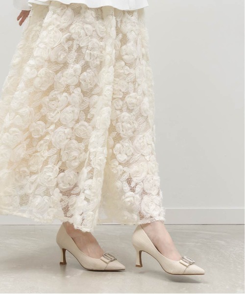 RANDA（ランダ）の「ビジューパーツポインテッドトゥパンプス（パンプス・レディース・ベージュ/アイボリー/ブラック・24/24.5/22.5/23/23.5/22/25.5/25）」の10枚目の写真