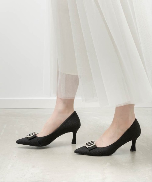 RANDA（ランダ）の「ビジューパーツポインテッドトゥパンプス（パンプス・レディース・ベージュ/アイボリー/ブラック・24/24.5/22.5/23/23.5/22/25.5/25）」の15枚目の写真