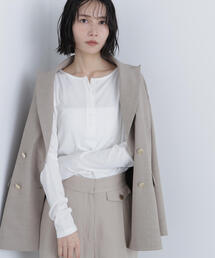 N.(N. Natural Beauty Basic) | ヘンリーネックカットソー(Tシャツ/カットソー)