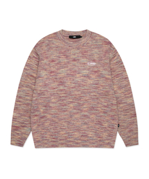 OVAL MULTI COLOR KNIT beige