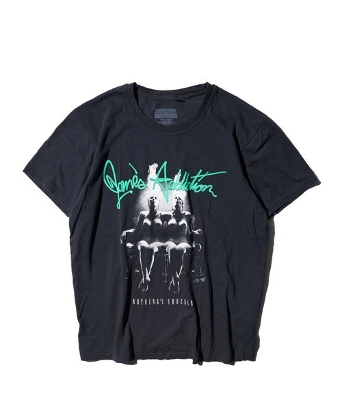 THRIFTY LOOK(スリフティールック)の「THRIFTY LOOK スリフティルック / THRIFTY"JANE'S ADDICTION"TEE(Tシャツ/カットソー・メンズ・ブラック・LARGE/X-LARGE)」の1枚目の写真