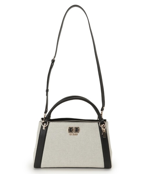 Guess(ゲス)の「KARNILLA Girlfriend Satchel ハンドバッグ(ハンドバッグ・レディース・ブラック/キャメル・ONE SIZE)」の14枚目の写真
