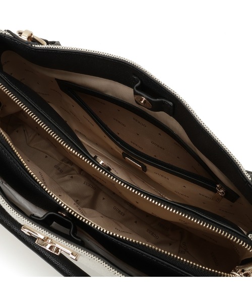 Guess(ゲス)の「KARNILLA Girlfriend Satchel ハンドバッグ(ハンドバッグ・レディース・ブラック/キャメル・ONE SIZE)」の7枚目の写真