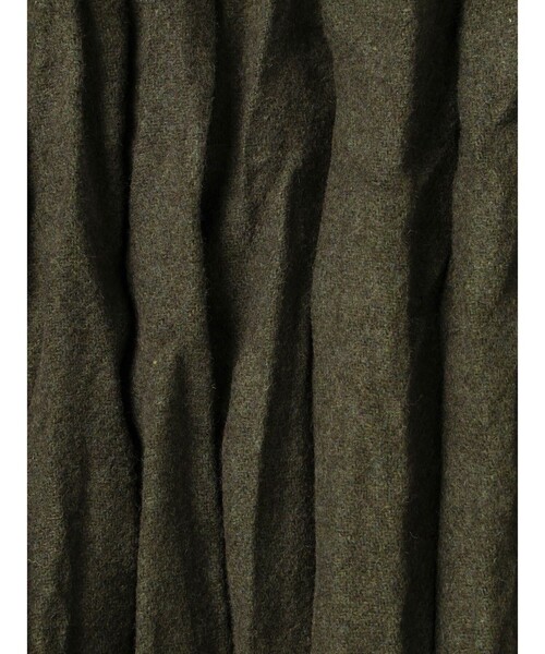 mizuiroind（ミズイロインド）の「mizuiro ind ウールブレンドティアードワッシャースカート（スカート・レディース・ブラウン/ライトグレー/ブラック・FREE）」の18枚目の写真