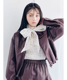 LILY BROWN（リリーブラウン）の「バルーンジップブルゾン（ブルゾン）」