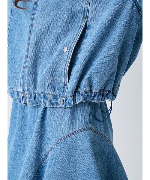 LILY BROWN（リリーブラウン）の「バルーンジップブルゾン（ブルゾン・レディース・ブラック/ボルドー/ブルー・F）」の17枚目の写真