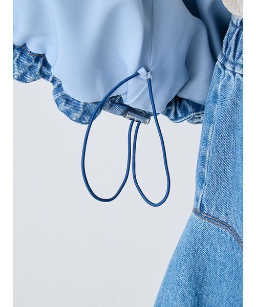 LILY BROWN（リリーブラウン）の「バルーンジップブルゾン（ブルゾン・レディース・ブラック/ボルドー/ブルー・F）」の19枚目の写真