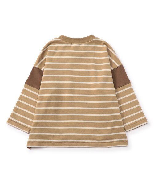 F.O.KIDS(エフオーキッズ)の「ボーダーTシャツ(Tシャツ/カットソー・キッズ・ブラック/ブルー/ベージュ/レッド/レインボー・110/100/90/80/160/150/140/130/120)」の11枚目の写真