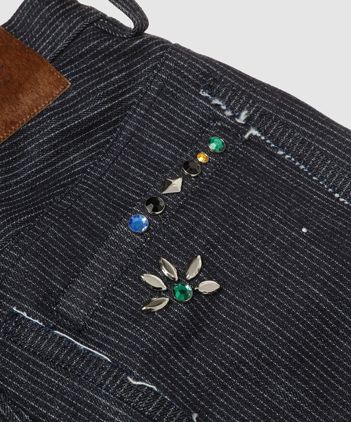 MASU(エムエーエスユー)の「GA**XY PIQUE WORK TROUSERS(その他パンツ・メンズ・インディゴブルー/ブラック・46/44)」の9枚目の写真