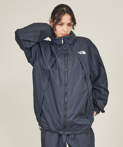 THE NORTH FACE(ザノースフェイス)の「【THE NORTH FACE / ザ・ノース・フェイス】 CHIMNEY WIND JACKET NP22650 / チムニ― ウィンド ジャケット/ユニセックス(ブルゾン・メンズ・ブラック/ブラック系その他/グレー系その他・M/L/XL)」の6枚目の写真