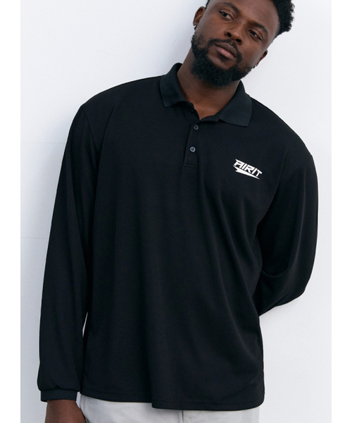 AIRIT(アイリット)の「パフォーマンスPK LS AM1205 BK(Tシャツ/カットソー・メンズ・ブラック・FREE)」の1枚目の写真