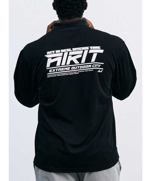 AIRIT(アイリット)の「パフォーマンスPK LS AM1205 BK(Tシャツ/カットソー・メンズ・ブラック・FREE)」の2枚目の写真
