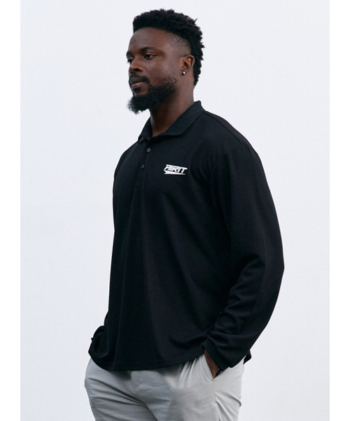 AIRIT(アイリット)の「パフォーマンスPK LS AM1205 BK(Tシャツ/カットソー・メンズ・ブラック・FREE)」の3枚目の写真