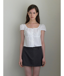 KINDABABY（カインダベイビー）の「bebe blouse top - white（シャツ/ブラウス）」