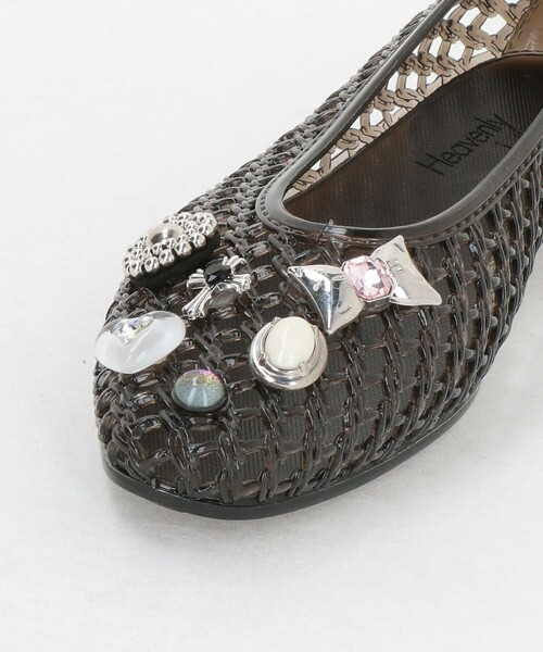 ODETTE E ODILE（オデットエオディール）の「＜HEAVENLY JELLY＞ RNDBIJ Jelly FLT（パンプス・レディース・シルバー/ブラック・38/35/36/37/39）」の12枚目の写真