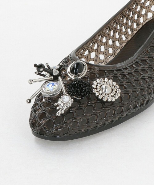 ODETTE E ODILE（オデットエオディール）の「＜HEAVENLY JELLY＞ RNDBIJ Jelly FLT（パンプス・レディース・シルバー/ブラック・38/35/36/37/39）」の13枚目の写真