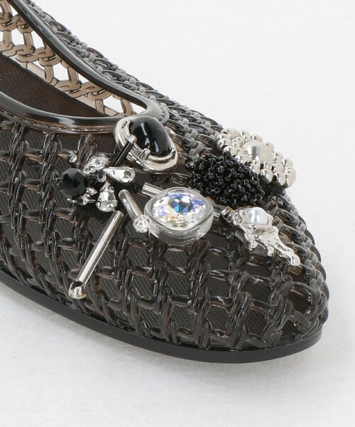 ODETTE E ODILE（オデットエオディール）の「＜HEAVENLY JELLY＞ RNDBIJ Jelly FLT（パンプス・レディース・シルバー/ブラック・38/35/36/37/39）」の15枚目の写真