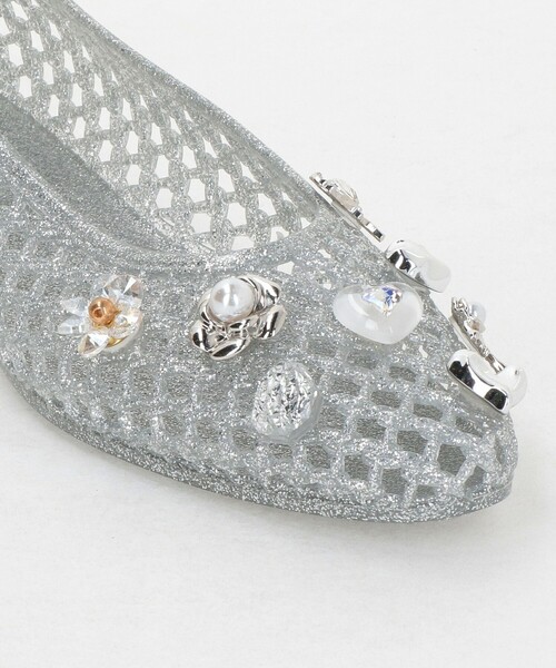 ODETTE E ODILE（オデットエオディール）の「＜HEAVENLY JELLY＞ RNDBIJ Jelly FLT（パンプス・レディース・シルバー/ブラック・38/35/36/37/39）」の22枚目の写真
