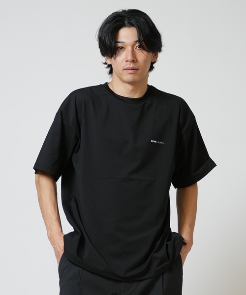 ムラサキスポーツ(ムラサキスポーツ)の「【ムラサキスポーツ限定】DEAR LAUREL/ディアローレル 半袖 Tシャツ ロゴ ワンポイント 軽量 速乾 D26S-2106(Tシャツ/カットソー・メンズ・サックスブルー/ブラック/チャコールグレー・L/M/XL)」の8枚目の写真
