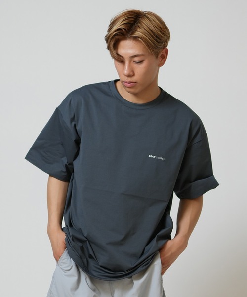 ムラサキスポーツ(ムラサキスポーツ)の「【ムラサキスポーツ限定】DEAR LAUREL/ディアローレル 半袖 Tシャツ ロゴ ワンポイント 軽量 速乾 D26S-2106(Tシャツ/カットソー・メンズ・サックスブルー/ブラック/チャコールグレー・L/M/XL)」の13枚目の写真