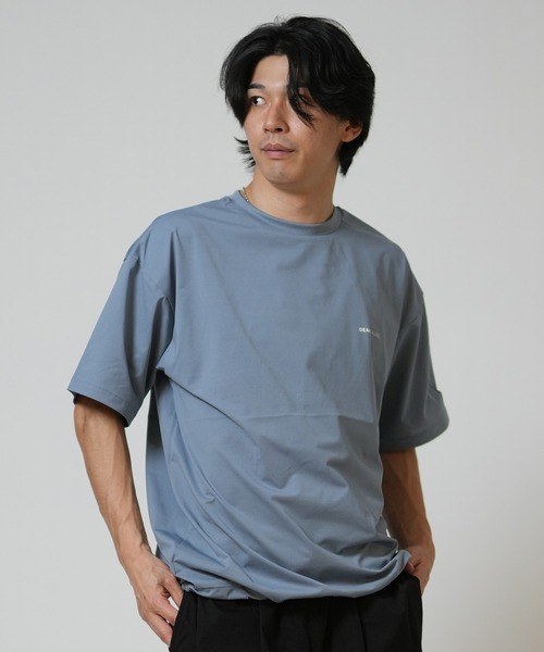 ムラサキスポーツ(ムラサキスポーツ)の「【ムラサキスポーツ限定】DEAR LAUREL/ディアローレル 半袖 Tシャツ ロゴ ワンポイント 軽量 速乾 D26S-2106(Tシャツ/カットソー・メンズ・サックスブルー/ブラック/チャコールグレー・L/M/XL)」の18枚目の写真