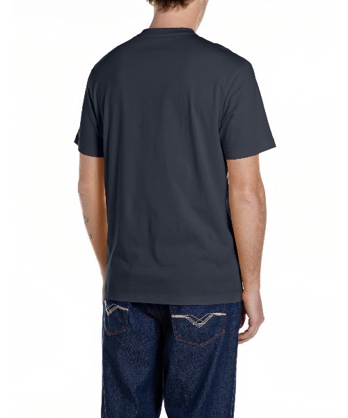 REPLAY(リプレイ)の「ベーシックジャージーレトロプリント ポケTシャツ(Tシャツ/カットソー・メンズ・イエロー/ホワイト/ダークネイビー・LARGE/MEDIUM/X-LARGE/SMALL)」の4枚目の写真