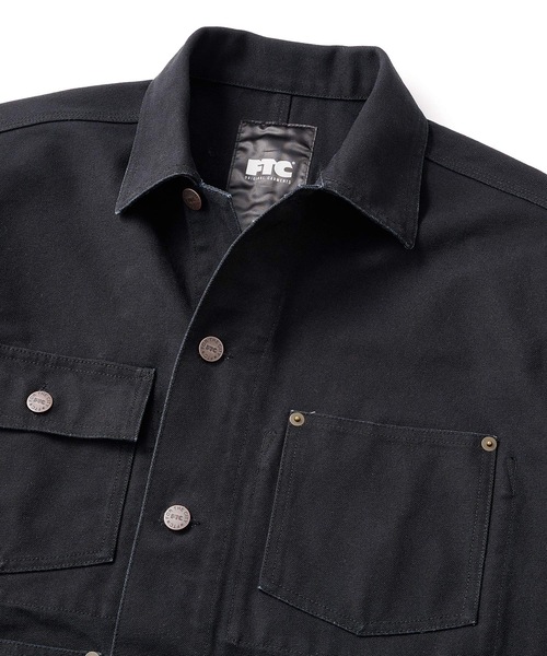 FTC（エフティーシー）の「WASHED CANVAS WORK JACKET（その他アウター・メンズ・その他/ブラック/ブルー・X-LARGE/LARGE/MEDIUM/SMALL）」の5枚目の写真