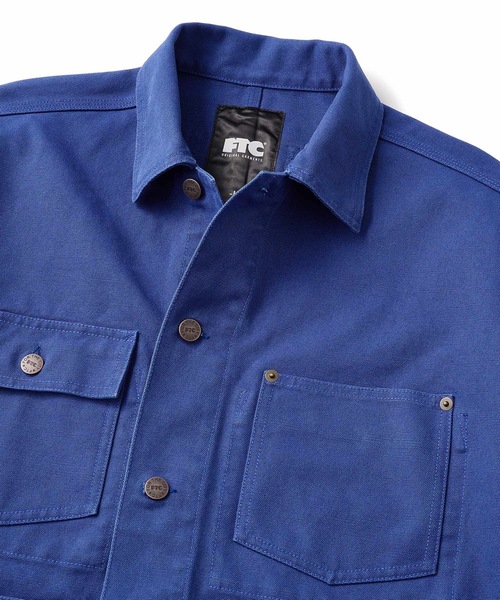 FTC（エフティーシー）の「WASHED CANVAS WORK JACKET（その他アウター・メンズ・その他/ブラック/ブルー・X-LARGE/LARGE/MEDIUM/SMALL）」の9枚目の写真