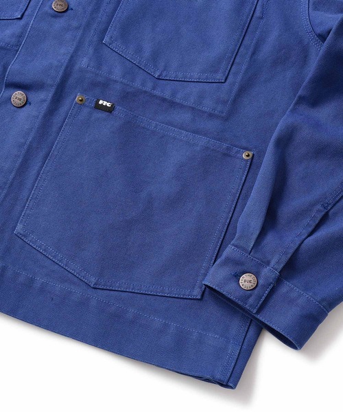 FTC（エフティーシー）の「WASHED CANVAS WORK JACKET（その他アウター・メンズ・その他/ブラック/ブルー・X-LARGE/LARGE/MEDIUM/SMALL）」の10枚目の写真