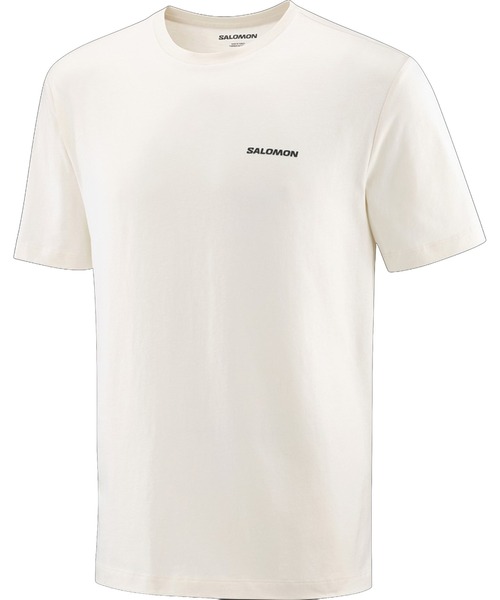 SALOMON（サロモン）の「【SALOMON】CHEST LOGO REGULAR TEE M（Tシャツ/カットソー・メンズ・ホワイト/ブラック・M/XL/L）」の3枚目の写真